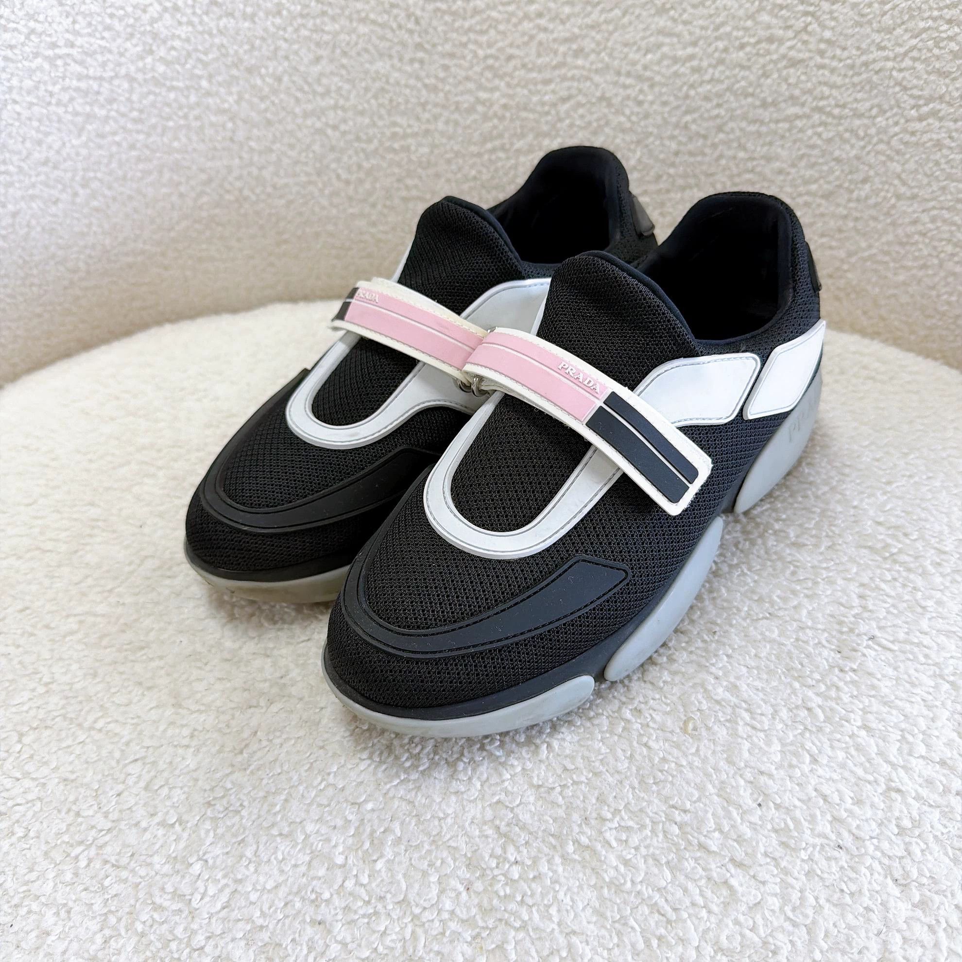 Prada Prada Black Sneaker Size 35 Size US 4.5 / IT 34.5 - 5 Thumbnail