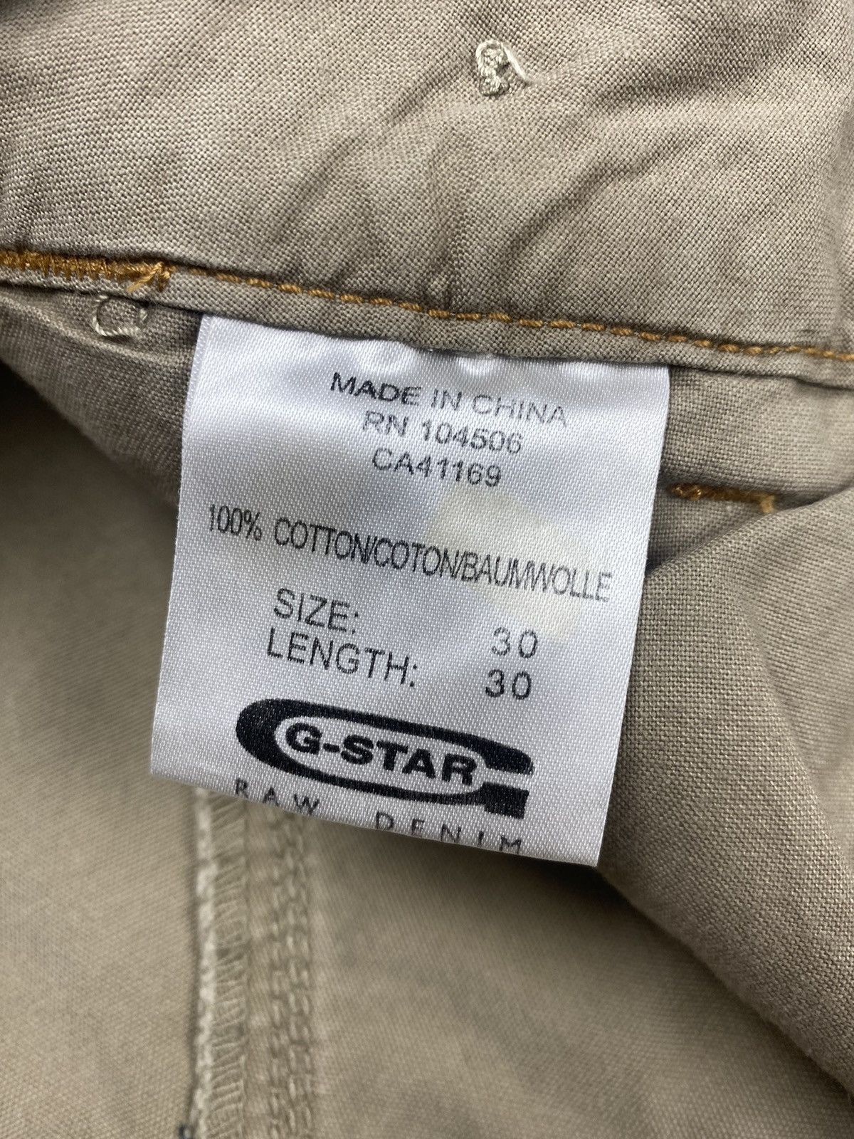 G-Star Vintage G Star Raw Denim Y2K Jeans Pants Size 30 x 30 Size US 30 / EU 46 - 9 Thumbnail