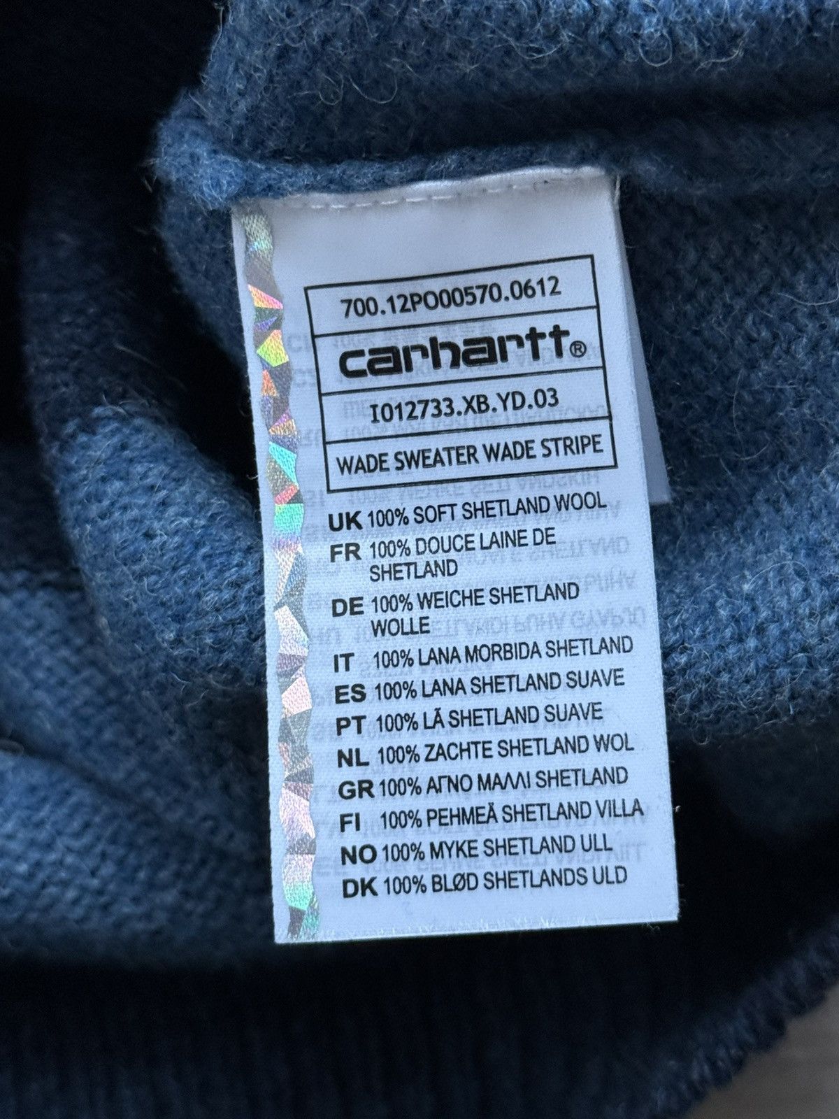 Carhartt Carhartt Striped Wade Wool Sweater Size US L / EU 52-54 / 3 - 6 Thumbnail