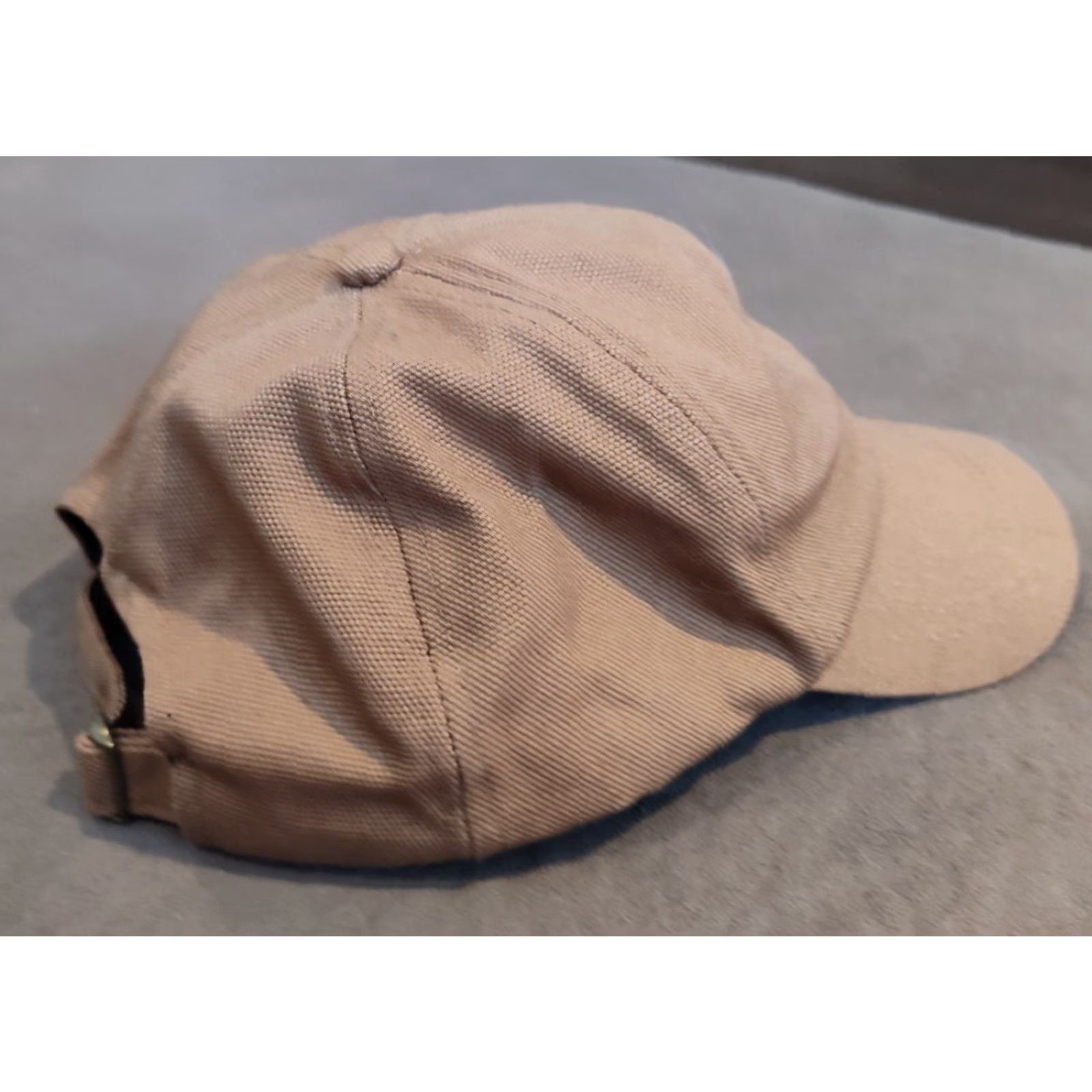 Duluth Trading Company DULUTH TRADING Fleece-Lined Canvas Cap Hat M/L Mens Brown Baseball Cap Lined 90s Logo Theme Size US M / EU 48-50 / 2 - 5 Thumbnail