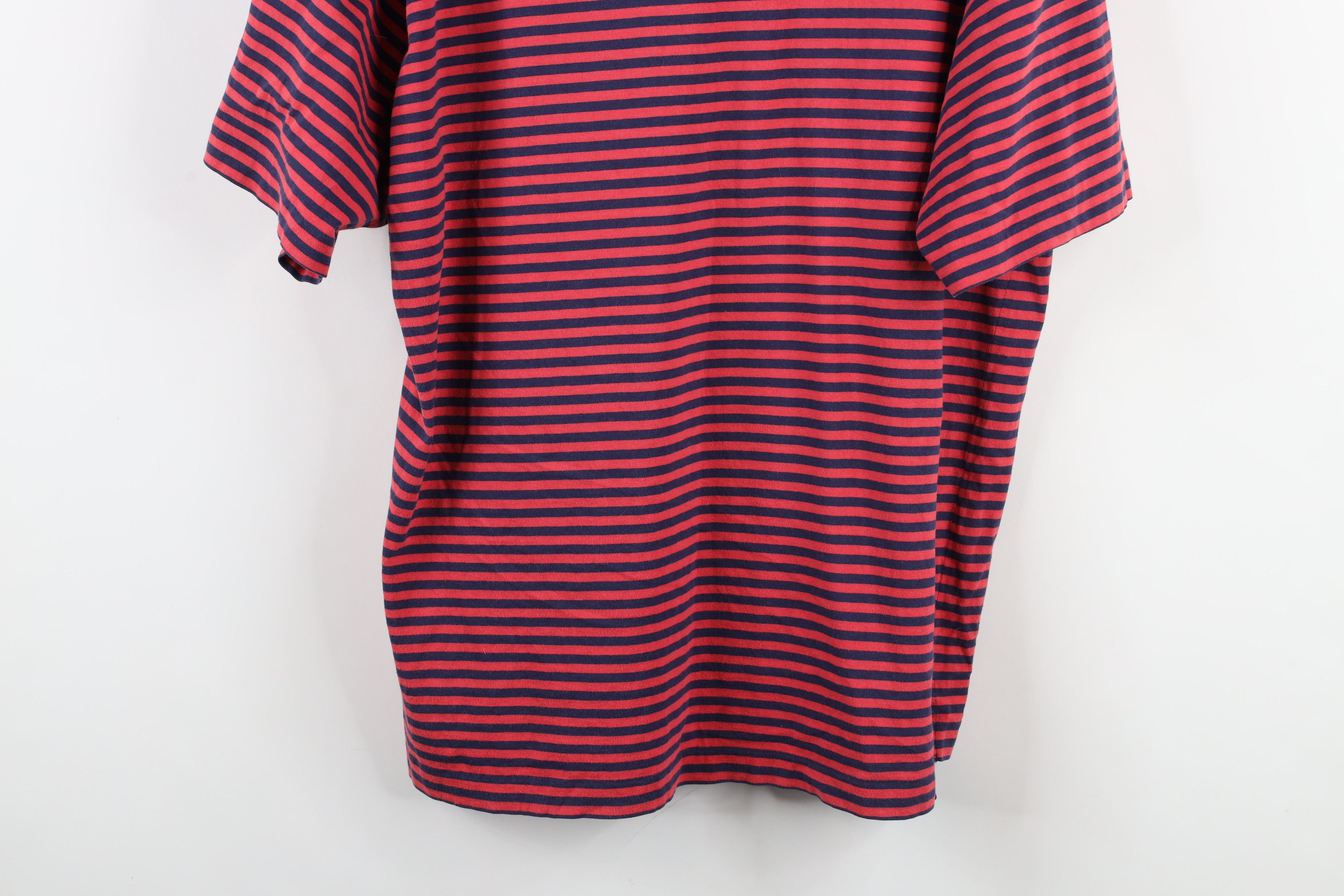 Christian Dior Monsieur × Vintage Vintage 90s Christian Dior Spell Out Striped Polo Shirt Size US M / EU 48-50 / 2 - 14 Thumbnail