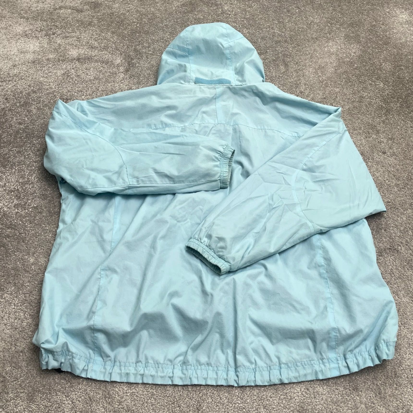 Athletic Works Athletic Works Jacket Womens 3X Blue Full Zip Pockets Nylon Windbreaker Size XXL / US 16-18 / IT 52-54 - 2 Thumbnail