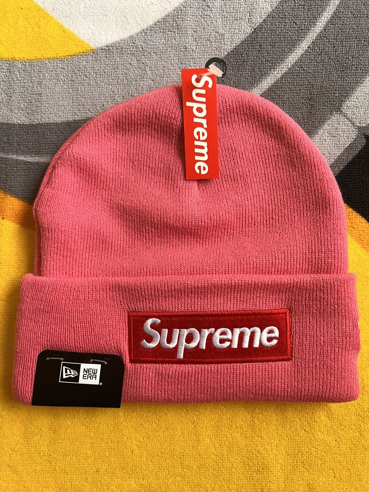 Supreme Supreme® / New Era Box Logo Beanie – Magenta (FW25) pink red Size ONE SIZE - 16 Thumbnail
