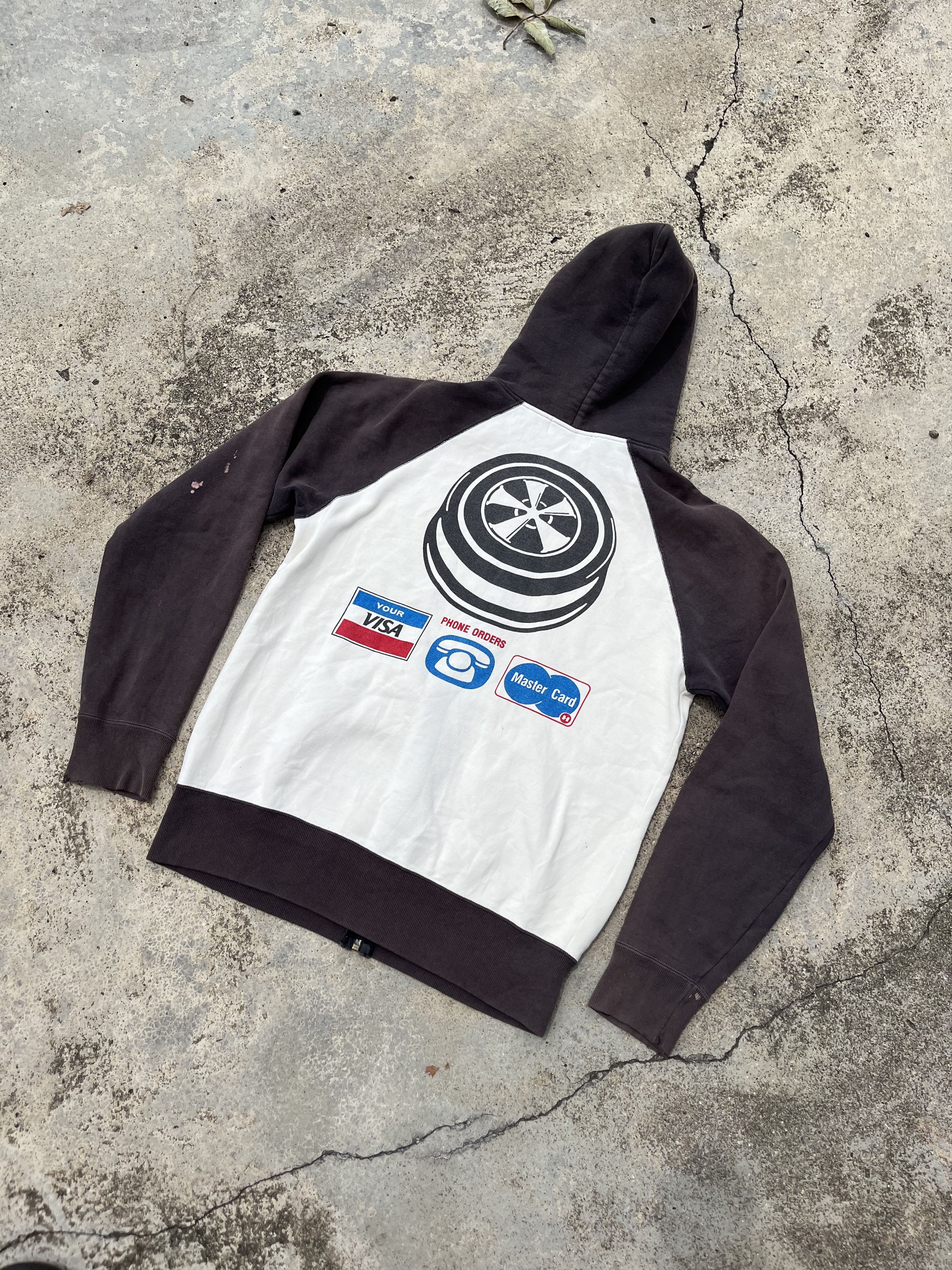 Hysteric Glamour Hysteric Glamour Visa Faded Hoodie Size US L / EU 52-54 / 3 - 3 Thumbnail