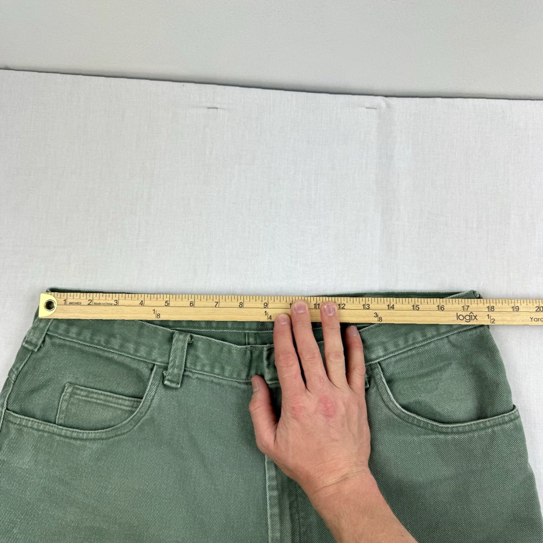 Vintage VINTAGE Lion Apparel Jeans Men 38x30 Green 90s Straight Leg Pants Size US 38 / EU 54 - 6 Thumbnail