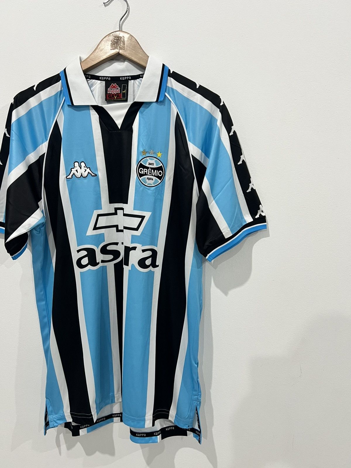 Kappa 🩸RARE🩸Kappa Gremio 1999/2000 Vintage Home Jersey Size US L / EU 52-54 / 3 - 3 Thumbnail