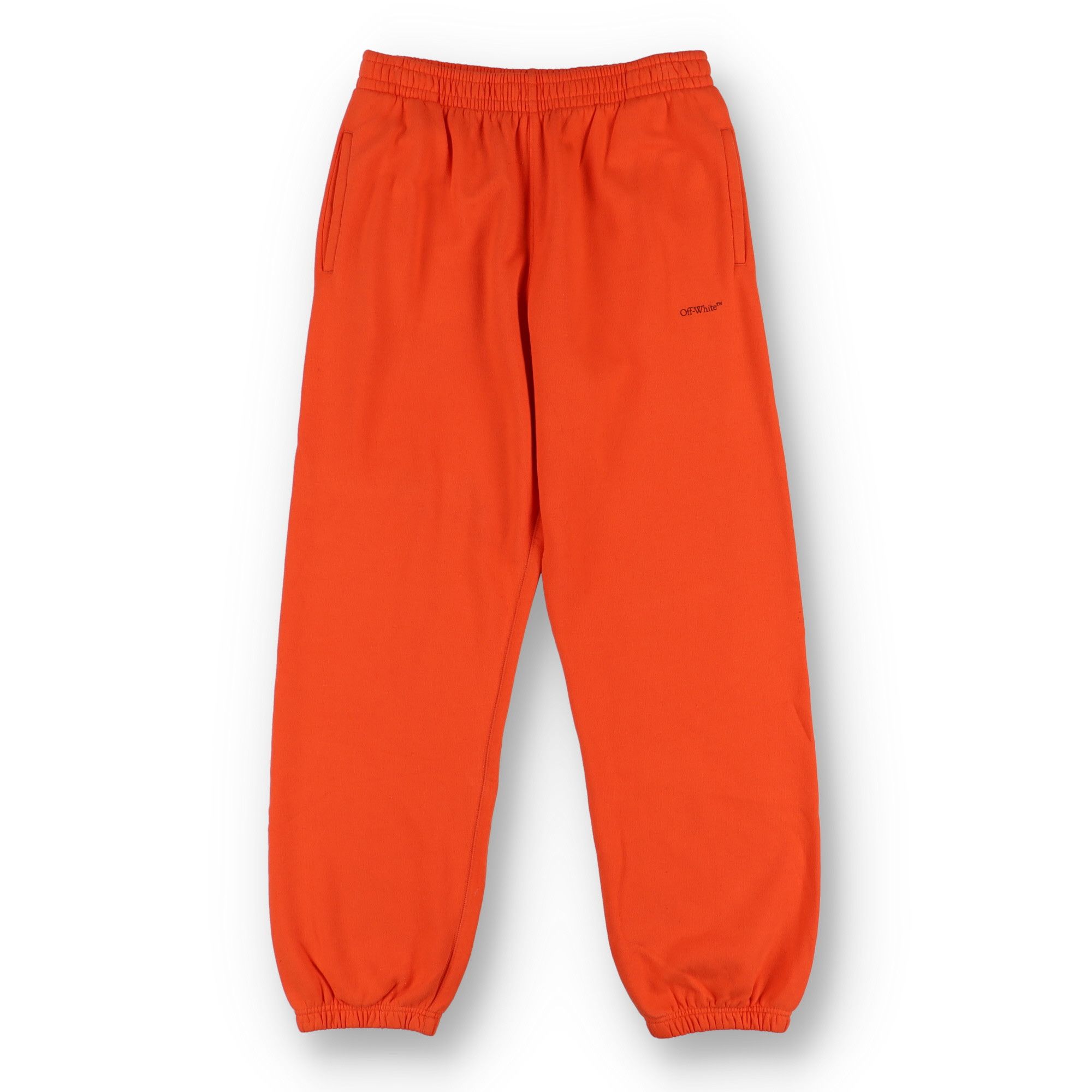 Off-White Orange Sprayed Stencil Arrows Logo Sweatpants Size US 32 / EU 48 - 5 Thumbnail