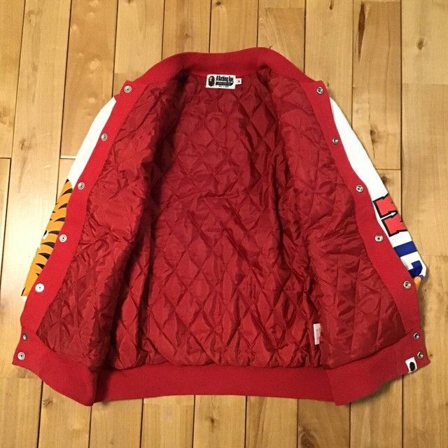 Bape BAPE SHARK SWEAT VARSITY JACKET a bathing ape Size US M / EU 48-50 / 2 - 7 Thumbnail