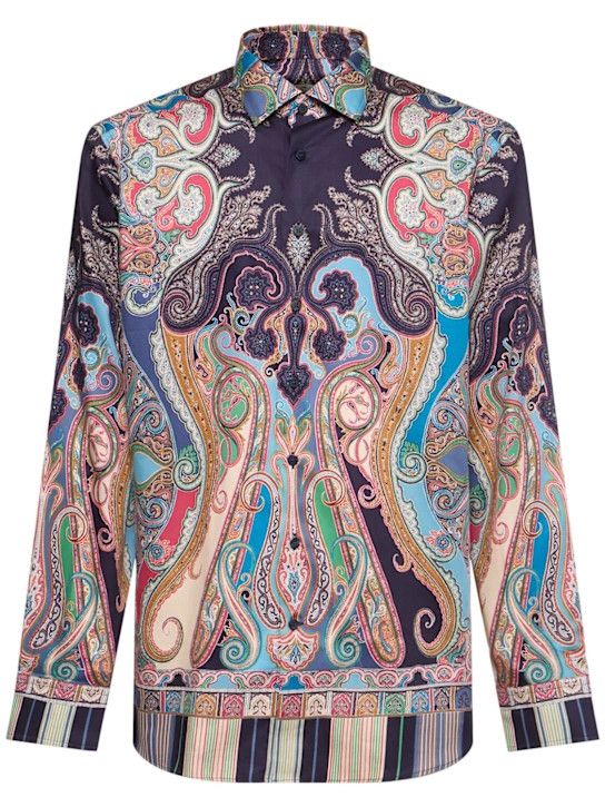 Etro o1lsvrm0425 Shirt in Blue Size US L / EU 52-54 / 3 - 1 Thumbnail