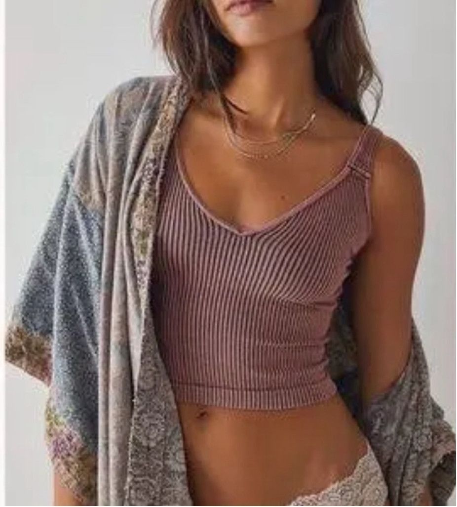 Free People New! Free People Intimately Washed Seamless Crop – Size XS/S Size XS / US 0-2 / IT 36-38 - 1 Thumbnail
