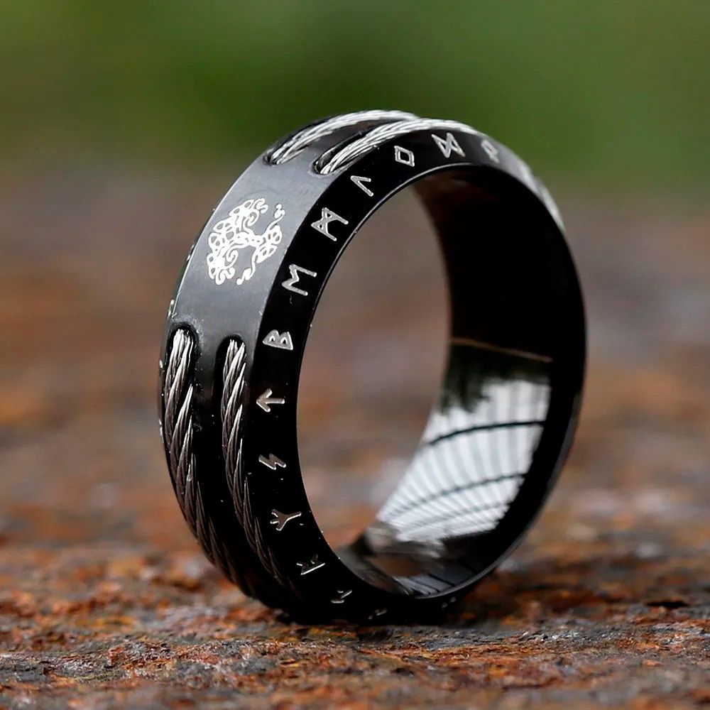 Jewelry Odin Viking Ring Size ONE SIZE - 2 Thumbnail