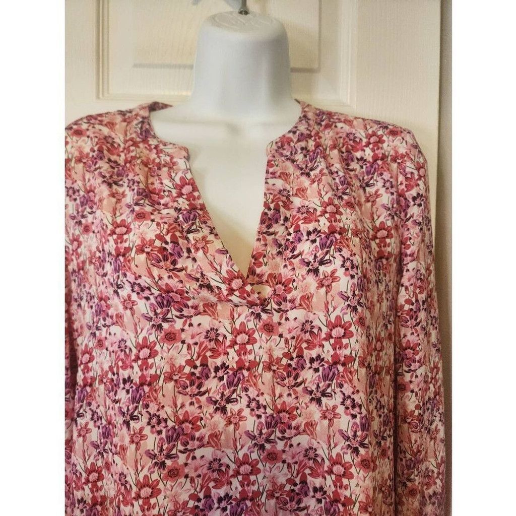 Other Floral Print Blouse Size L / US 10 / IT 46 - 2 Thumbnail
