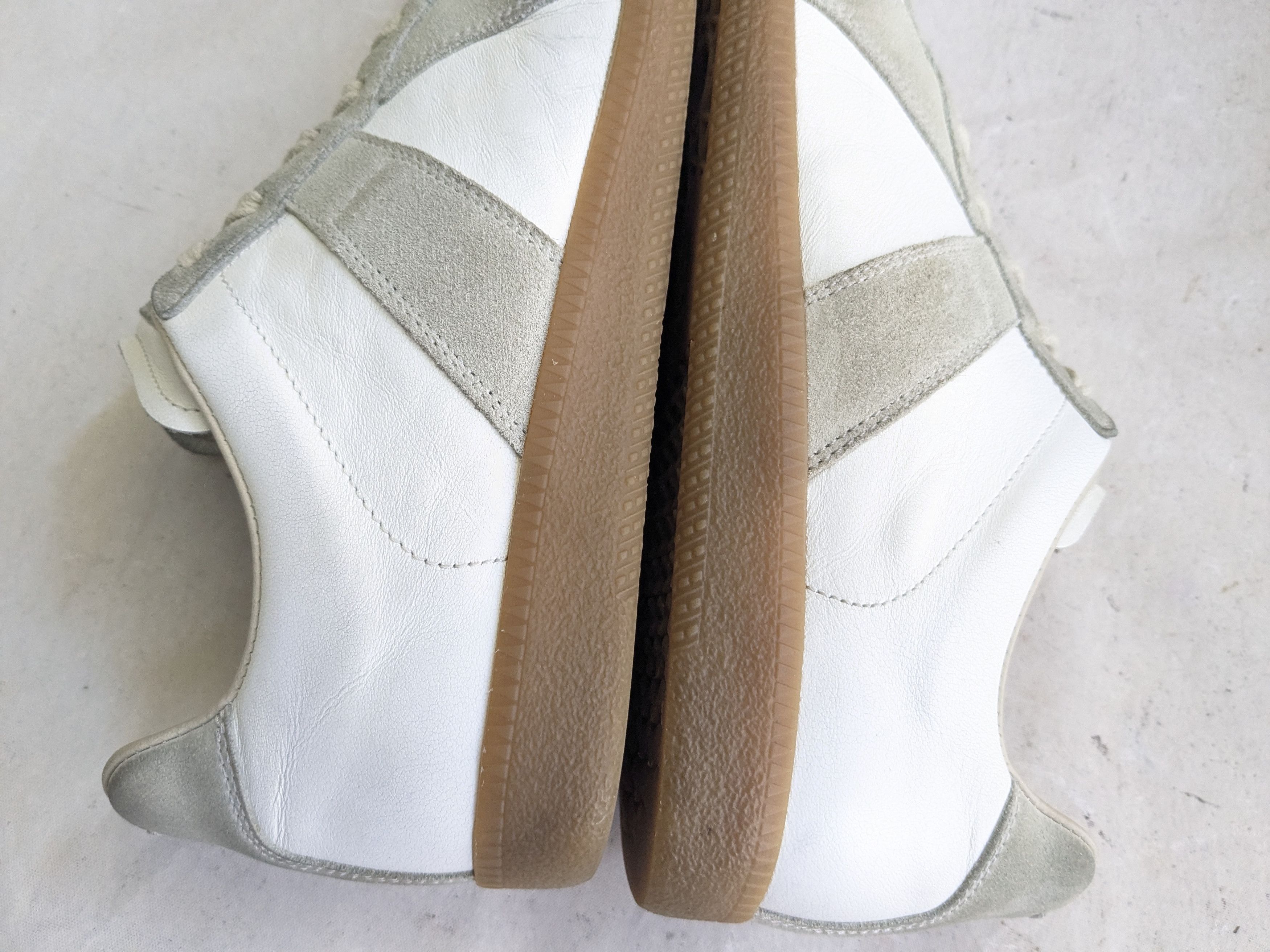 Maison Margiela Maison Margiela GAT Replica White Gray 8 41 Low Tops Size US 8 / EU 41 - 10 Thumbnail