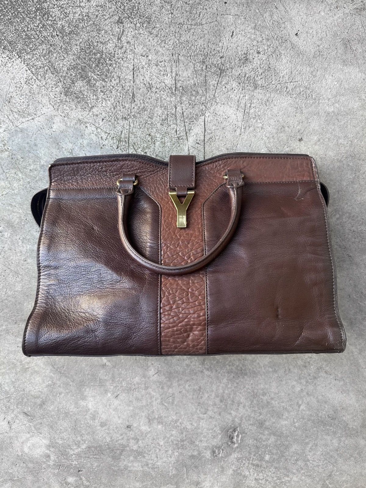 Yves Saint Laurent 2000s Chyc Hybrid Leather Tote Bag Size ONE SIZE - 1 Thumbnail