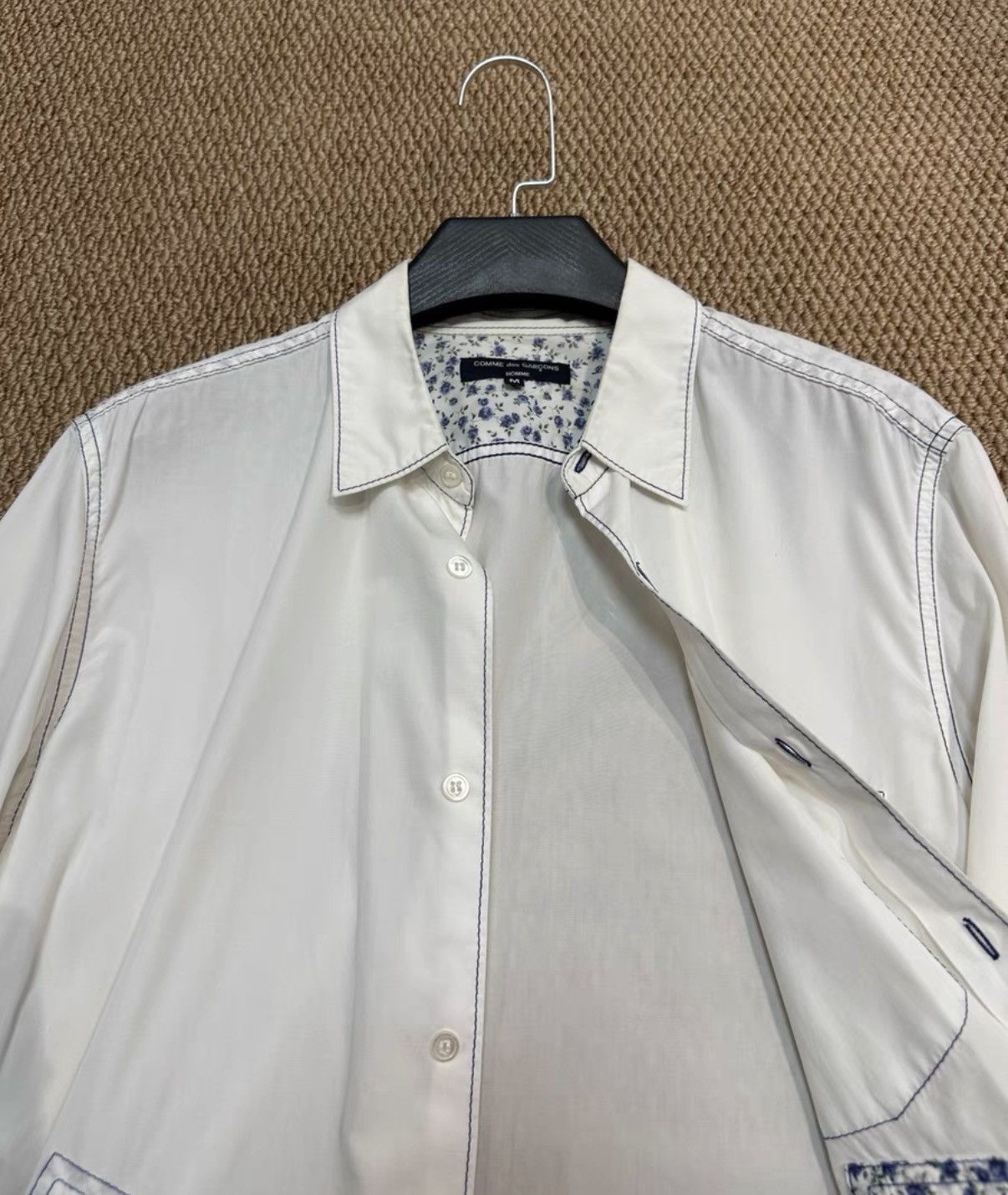 Comme des Garcons Homme Plus Comme des Garçons Homme Plus Floral Shirt Jacket K23 Size US M / EU 48-50 / 2 - 4 Thumbnail