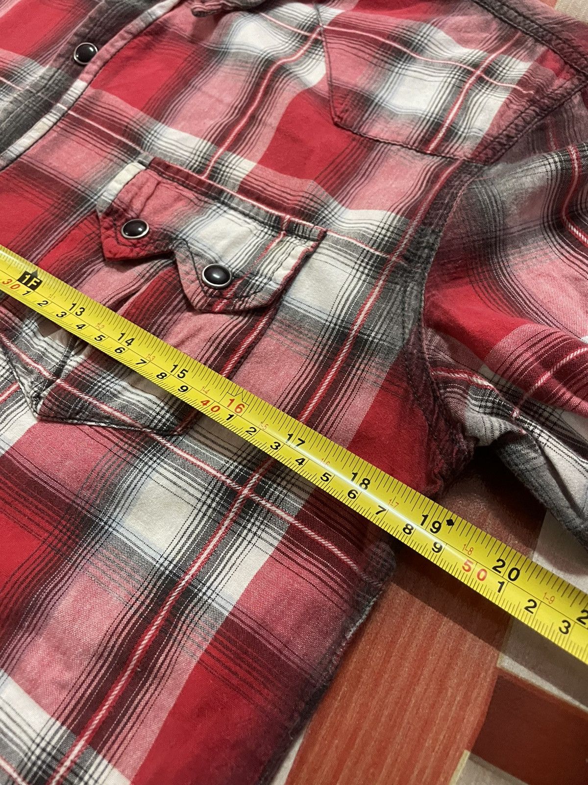JACKROSE Jackrose Flanel Tshirt with Pearl Button Size US M / EU 48-50 / 2 - 7 Thumbnail