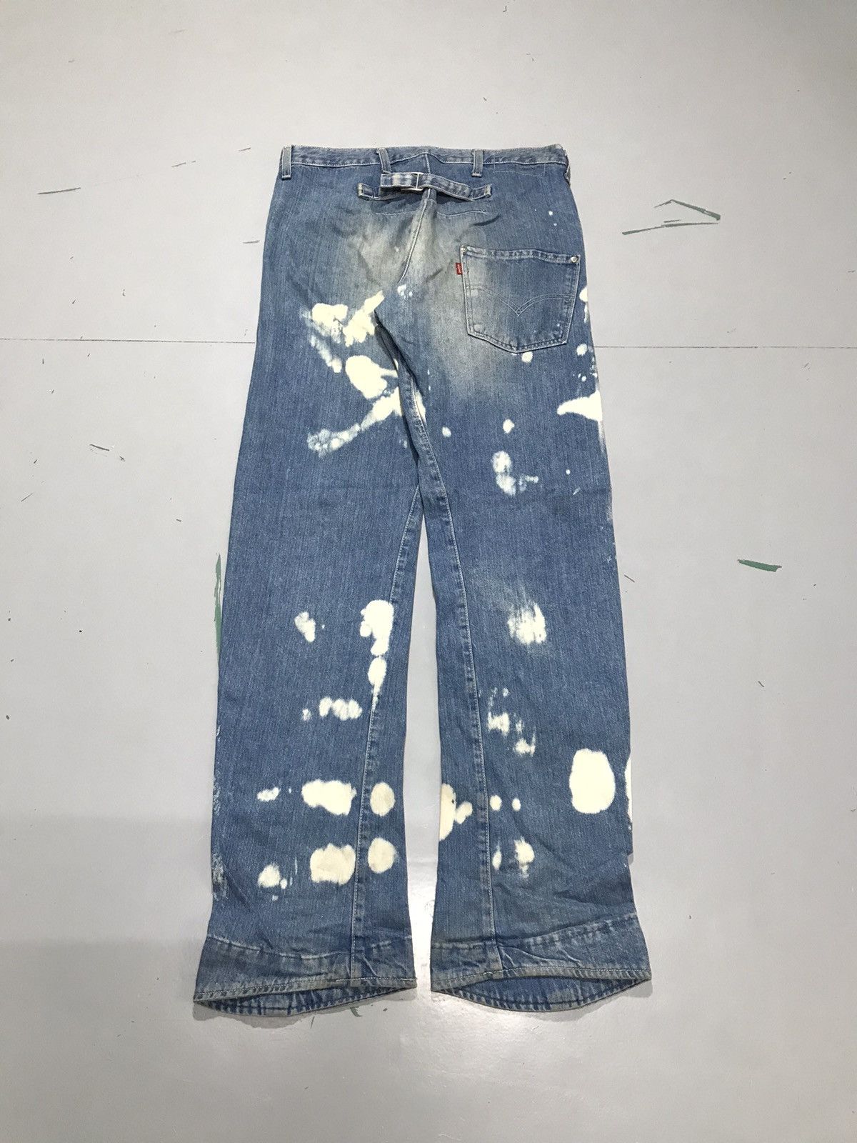 Levi's Vintage Levi’s buckle belt bleached denim Size US 34 / EU 50 - 2 Thumbnail