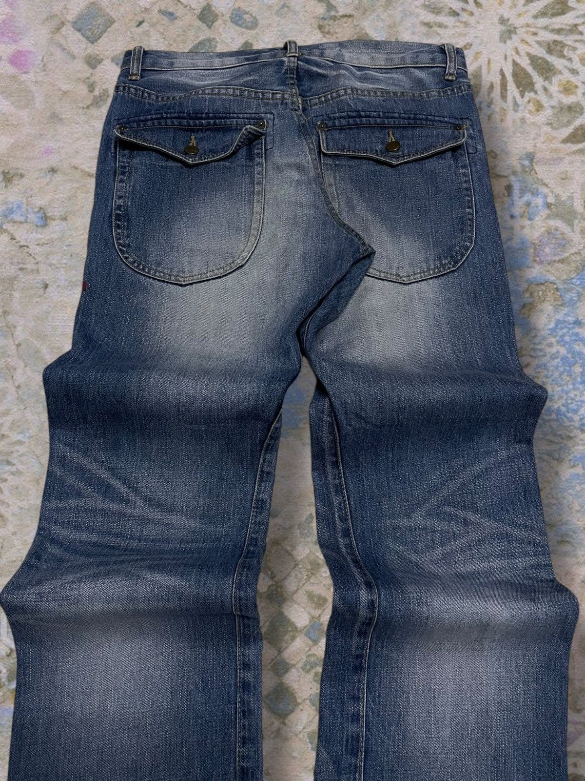 Takeo Kikuchi Vintage Og 1990s Japan Takeo Kikuchi Traditional Koi Denim Size US 32 / EU 48 - 13 Thumbnail