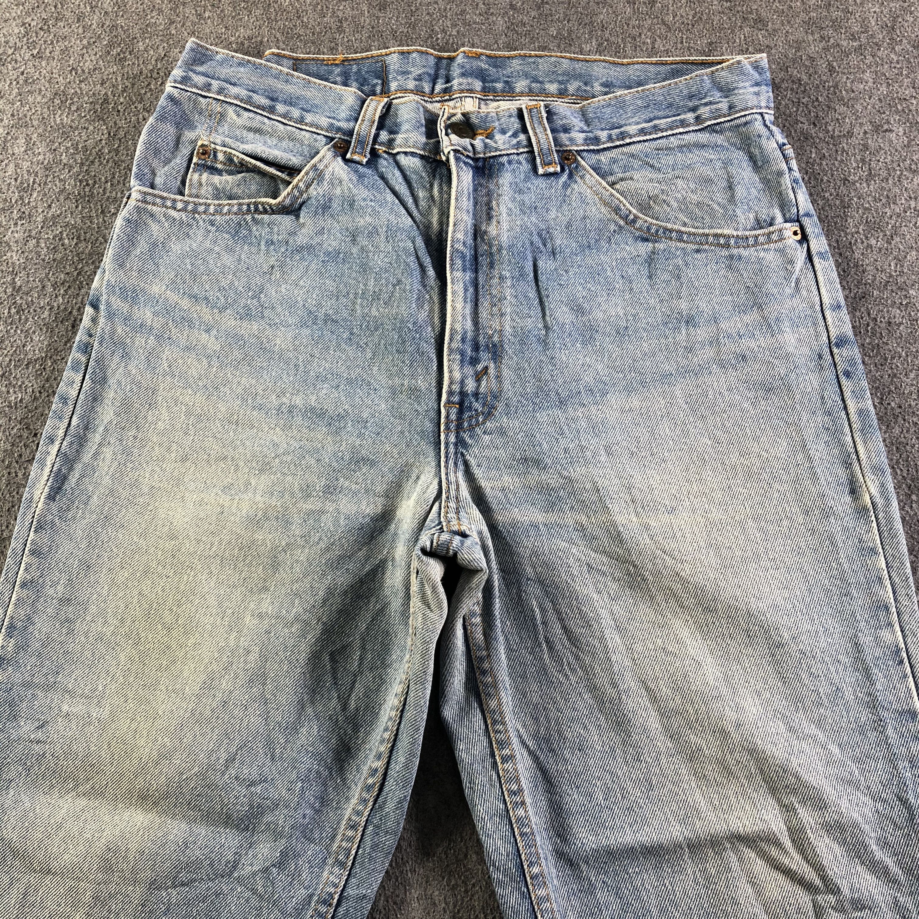 Levi's Vintage 80s Blue Wash Levis Jeans-J4318 Size US 33 - 3 Thumbnail