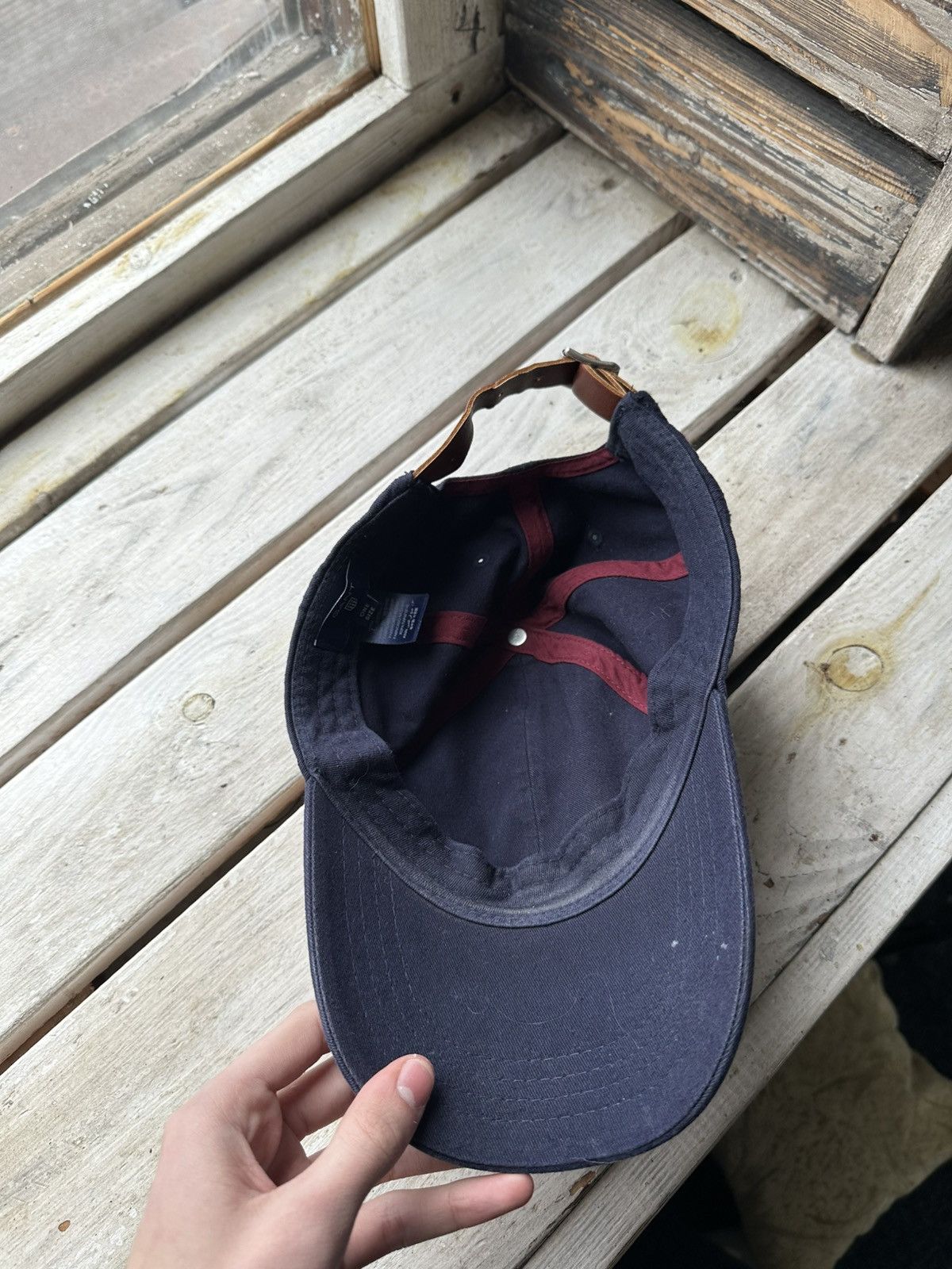 Gant × Vintage 🚨ARCHIVE gant vintage Y2K cap distressed beige thrashed 90s Size ONE SIZE - 6 Thumbnail