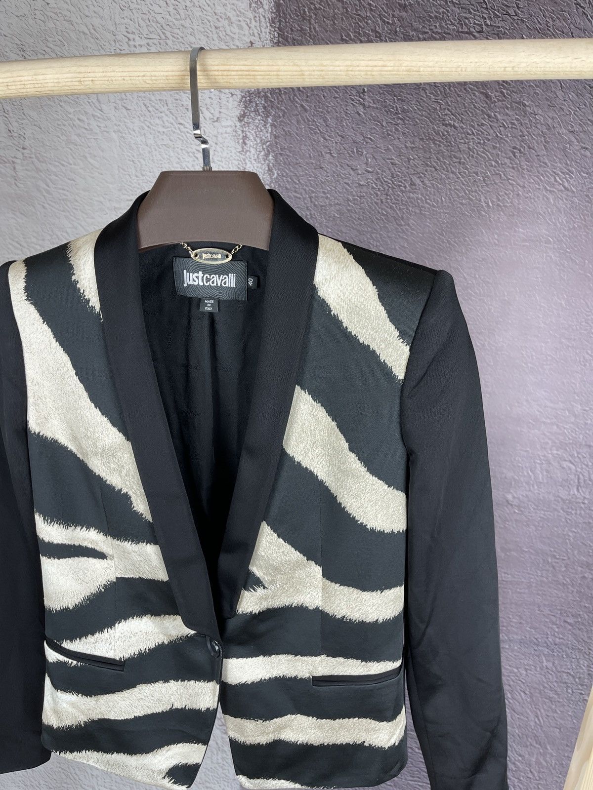 Just Cavalli Just Cavalli zebra hype Roberto Cavalli jacket blazer Size S / US 4 / IT 40 - 6 Thumbnail