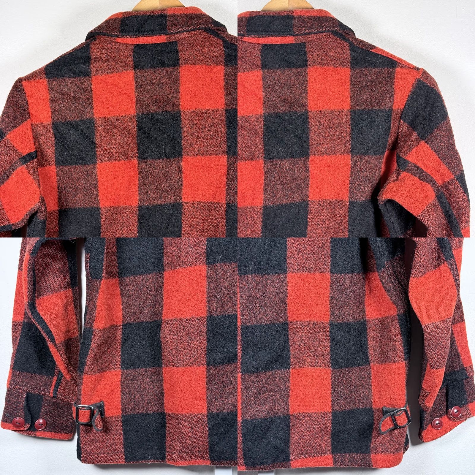 Vintage VTG Woolrich Bomber Jacket Red/Black Buffalo-Checked Full Zip Size 40 Men Woolrich Jacket Buffalo-Check Casual Style Unisex? Size US XXS / EU 40 - 8 Thumbnail