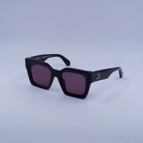 Off-White Off-White OERI13I JACKSON 1028 Sunglasses Black Square Frame Size ONE SIZE - 1 Thumbnail