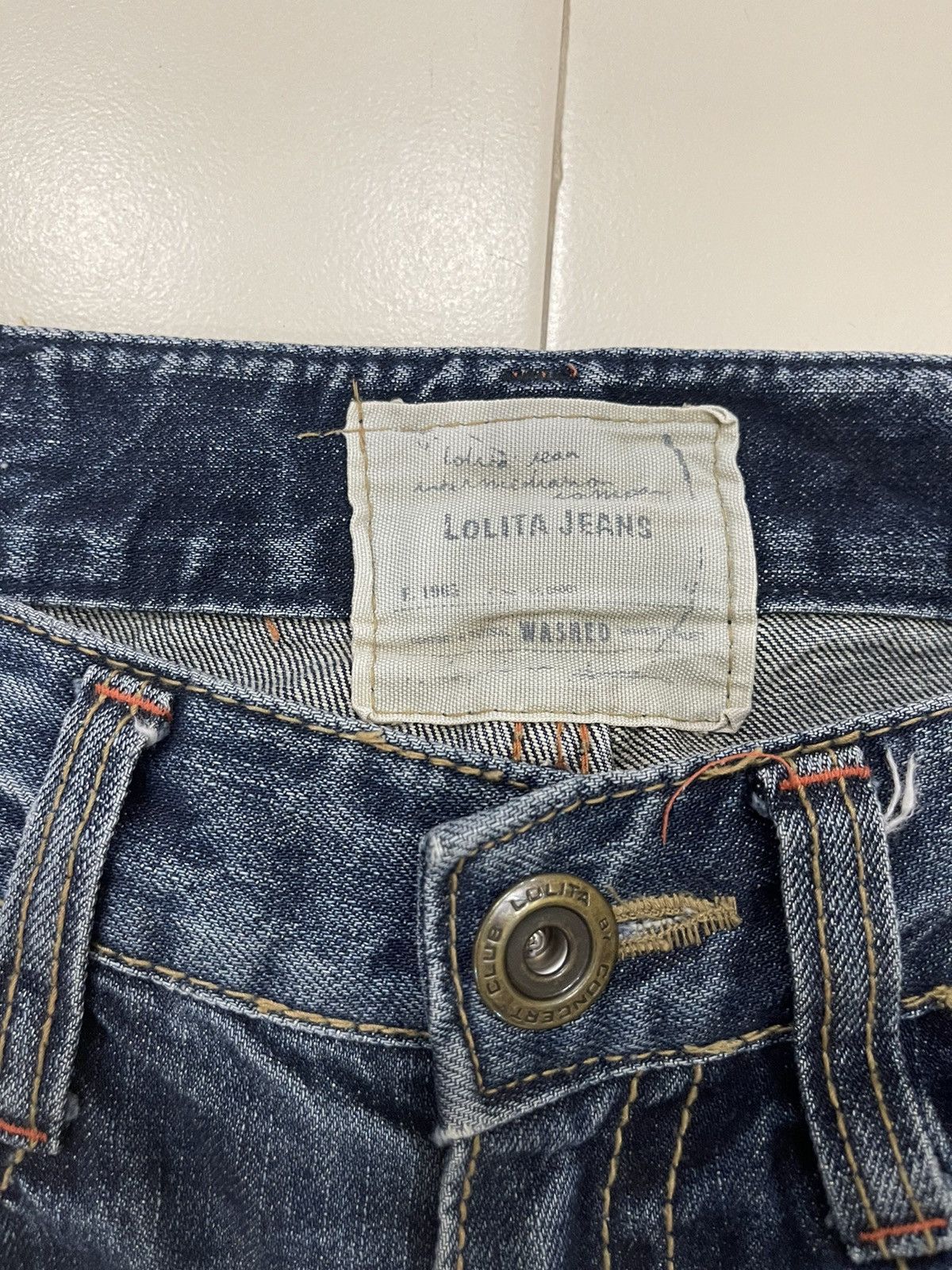 If Six Was Nine Flare Jeans Distressed Claws Design LOLITA Jeans Size 30" / US 8 / IT 44 - 6 Thumbnail