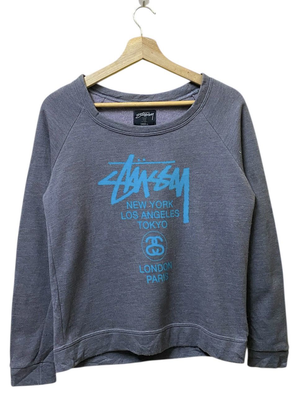 Stussy Stussy Tshirt Long Sleeve Crewneck Size S / US 4 / IT 40 - 1 Thumbnail
