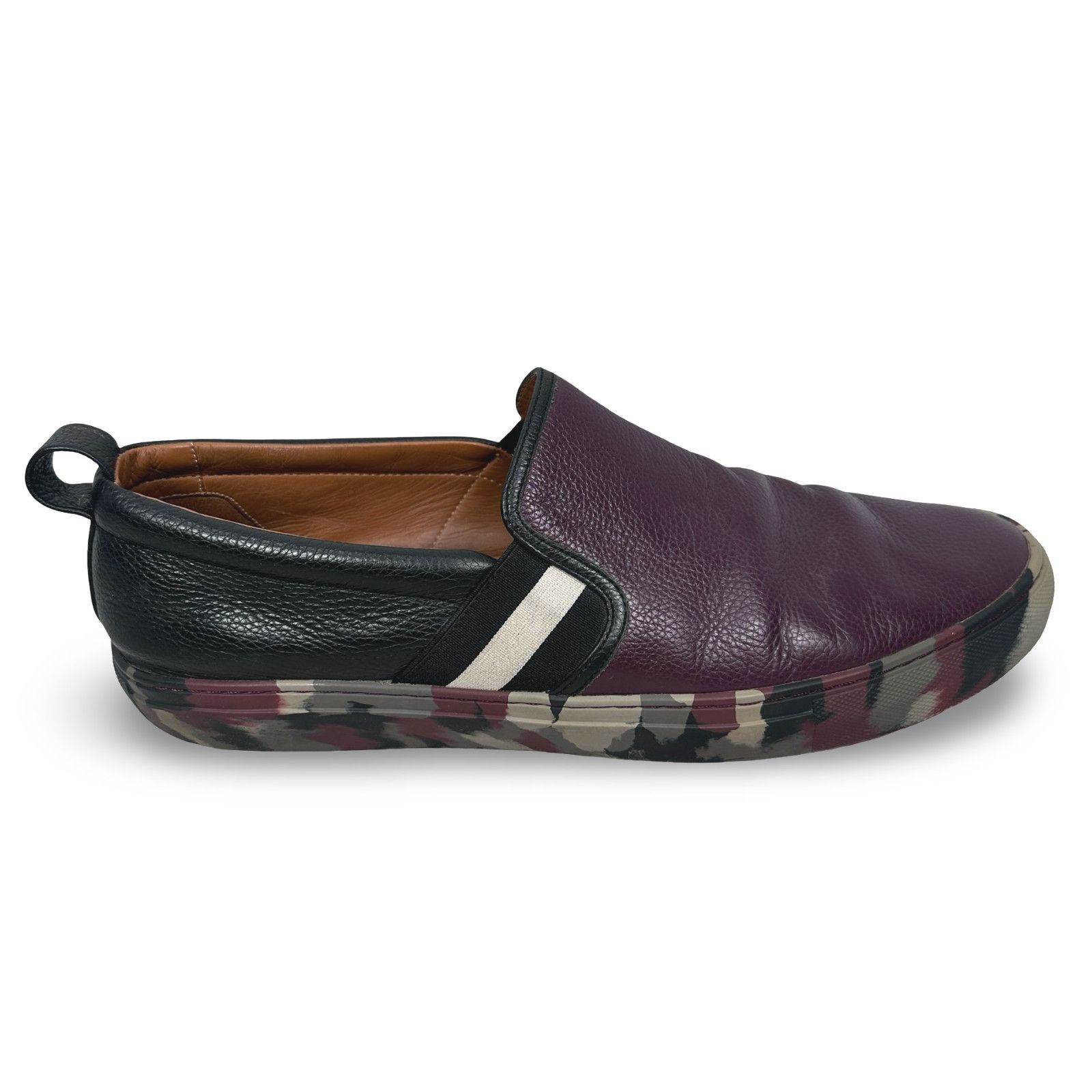 Bally Bally Herald Sneakers Men’s 12 E Cordovan Black Camo Shoes Size US 12 / EU 45 - 1 Thumbnail