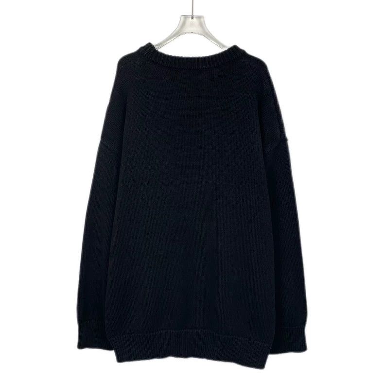 Other Balenciaga Black monogram embroidered crew neck long sleev Size US L / EU 52-54 / 3 - 2 Thumbnail