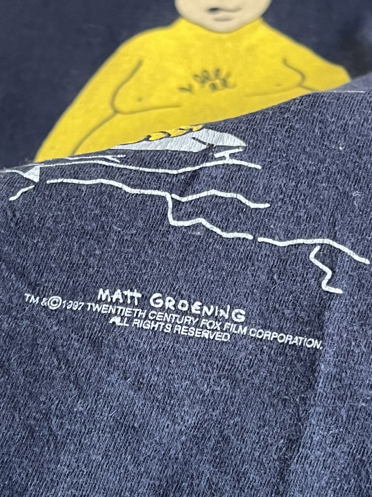 The Simpsons Vintage 1997 The Simpson T-Shirt Homer Movie Tee Size US XL / EU 56 / 4 - 7 Thumbnail