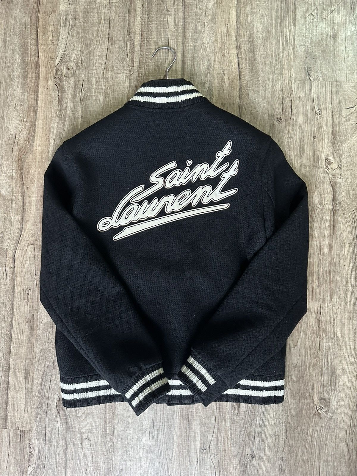 Saint Laurent Paris Saint Laurent Paris Logo Teddy Size US M / EU 48-50 / 2 - 1 Thumbnail