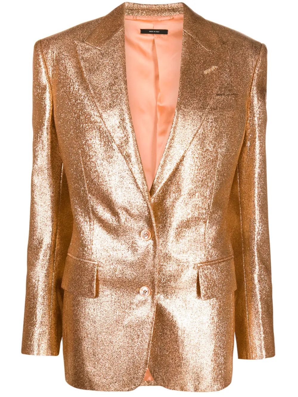 Tom Ford o1w1db10225 GI2945 Single-breasted Blazer in Powder Pink Size L / US 10 / IT 46 - 1 Thumbnail