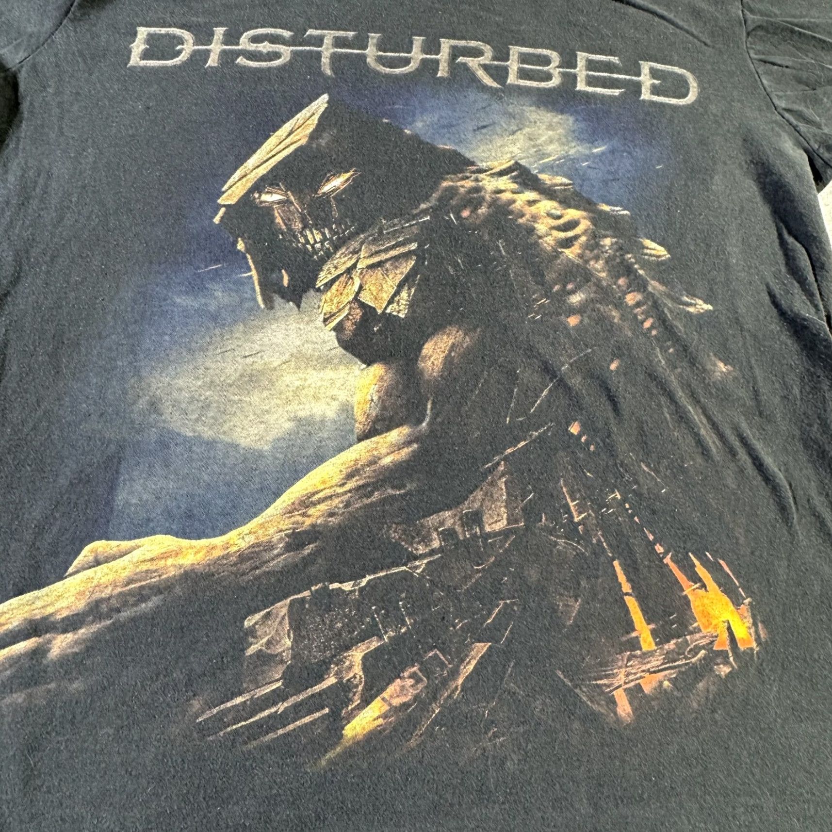 Vintage Disturbed Graphic T-Shirt Mens Large Black Heavy Metal Band Concert Tee Size US L / EU 52-54 / 3 - 2 Thumbnail