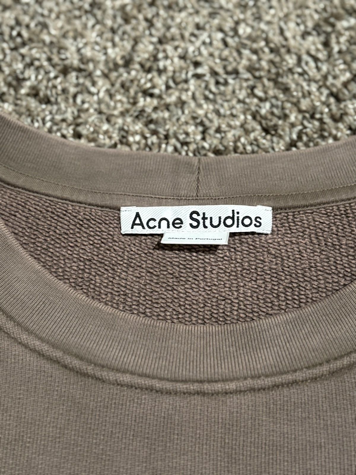 Acne Studios Acne Studios Brown Logo Patch Sweatshirt Crewneck Size US M / EU 48-50 / 2 - 5 Thumbnail