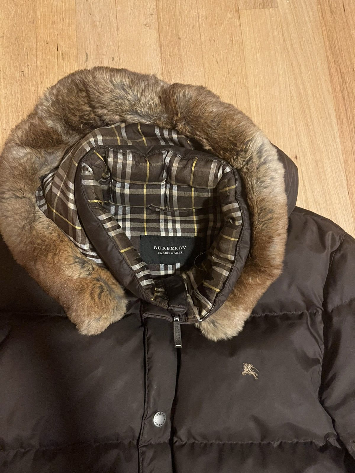 Burberry Super cool burberrry black label fur puffer Size US M / EU 48-50 / 2 - 3 Thumbnail