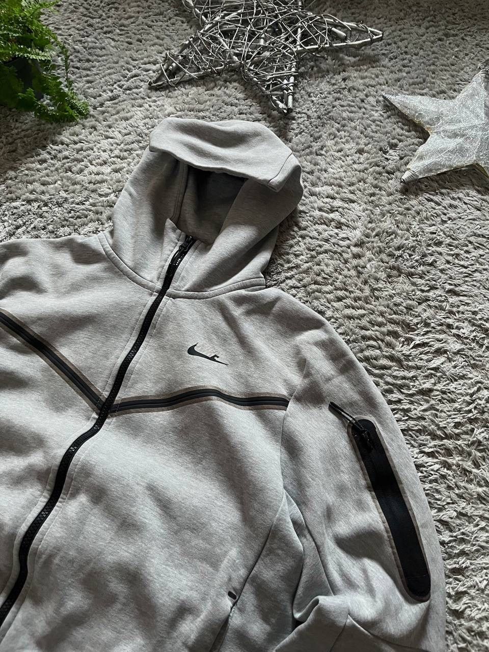 Nike × Vintage Nike Zip-Hoodie Tech-Fleece Streetwear Drill Logo Swoosh Size US M / EU 48-50 / 2 - 3 Thumbnail