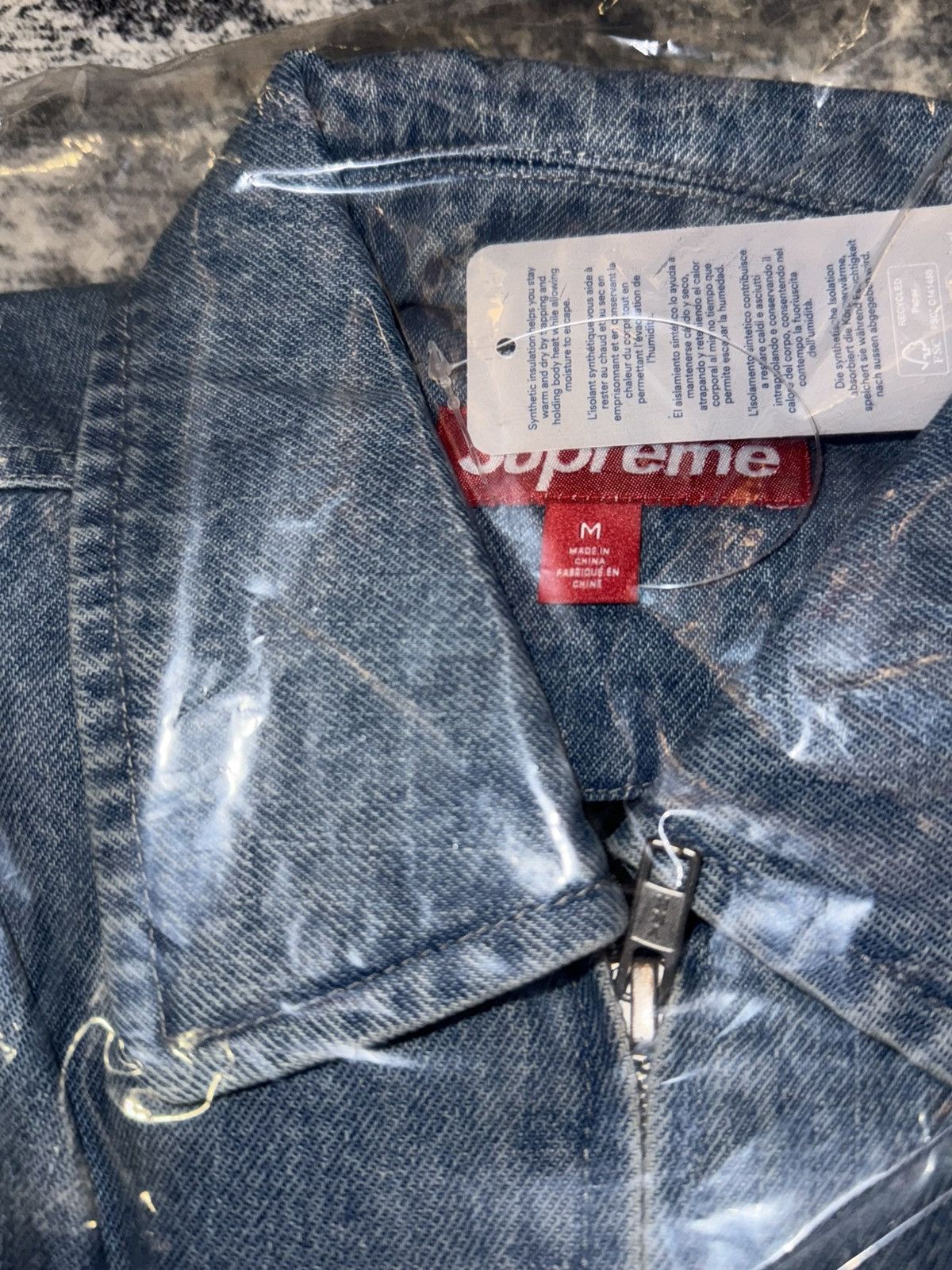 Supreme Supreme Hooded Utility Jacket Denim size Medium IN HAND‼️ Size US M / EU 48-50 / 2 - 5 Thumbnail