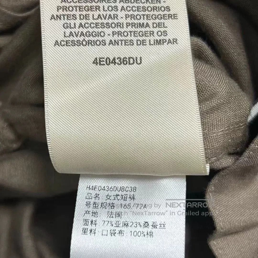 Hermes Hermes Brown Linen Silk Blend Shorts. Size US 38 / EU 54 - 5 Thumbnail