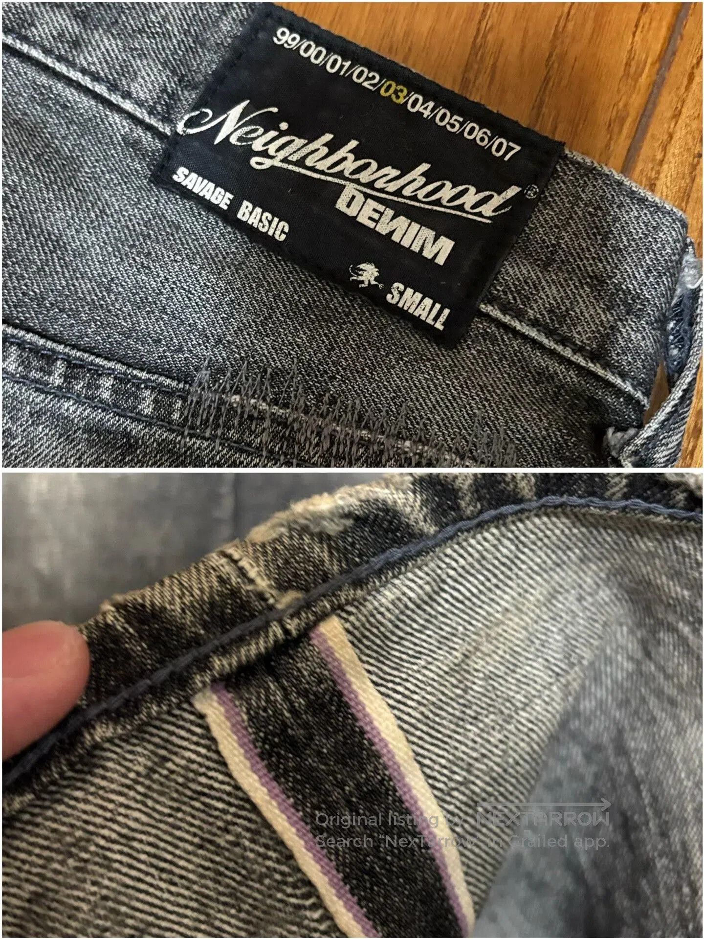 Neighborhood neighborhood savage basic distressed denim pants. Size US 31 - 7 Thumbnail
