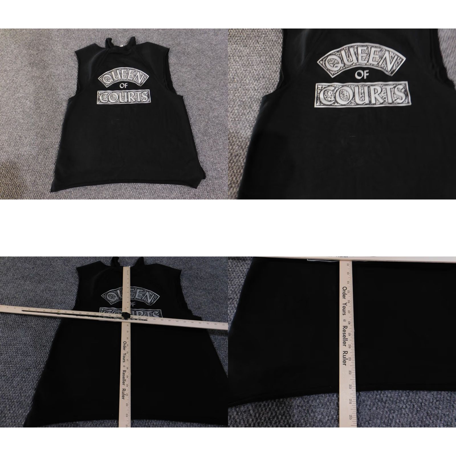 Nike Nike Dri-FIT Shirt Womens Medium Black Tank Top Fly Queen of Courts Size M / US 6-8 / IT 42-44 - 9 Thumbnail
