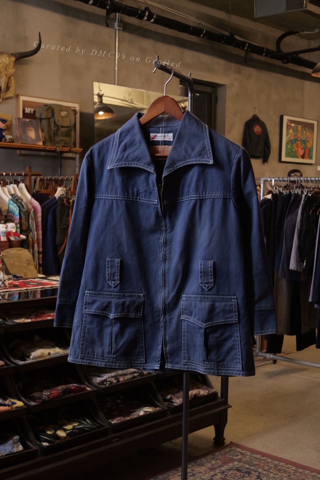 Levi's Levi's 1970s Denim Big Collar Jacket Size M / US 6-8 / IT 42-44 - 1 Thumbnail