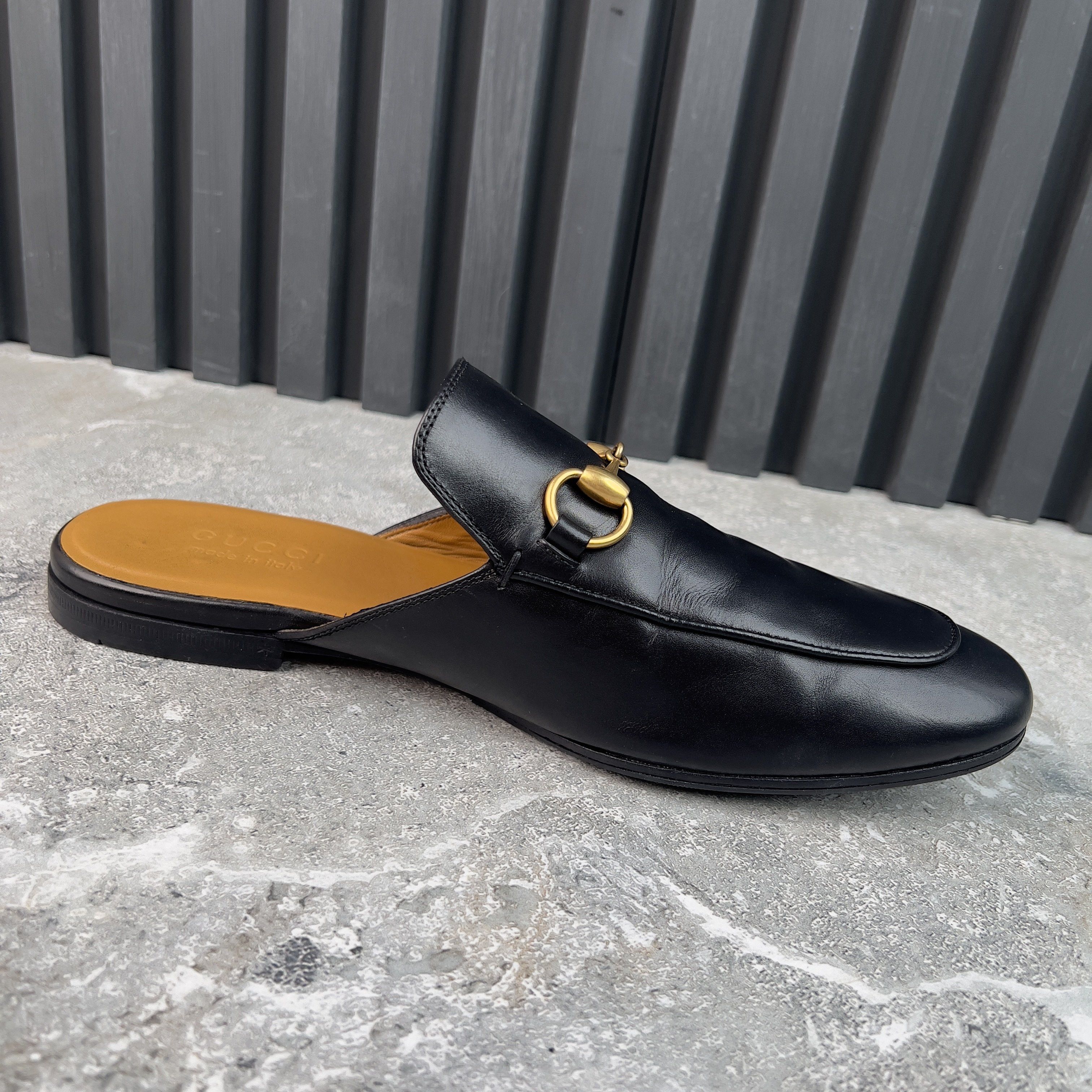 Gucci Princetown Horsebit Jordaan Mule Black Leather Size US 7.5 / EU 40-41 - 6 Thumbnail