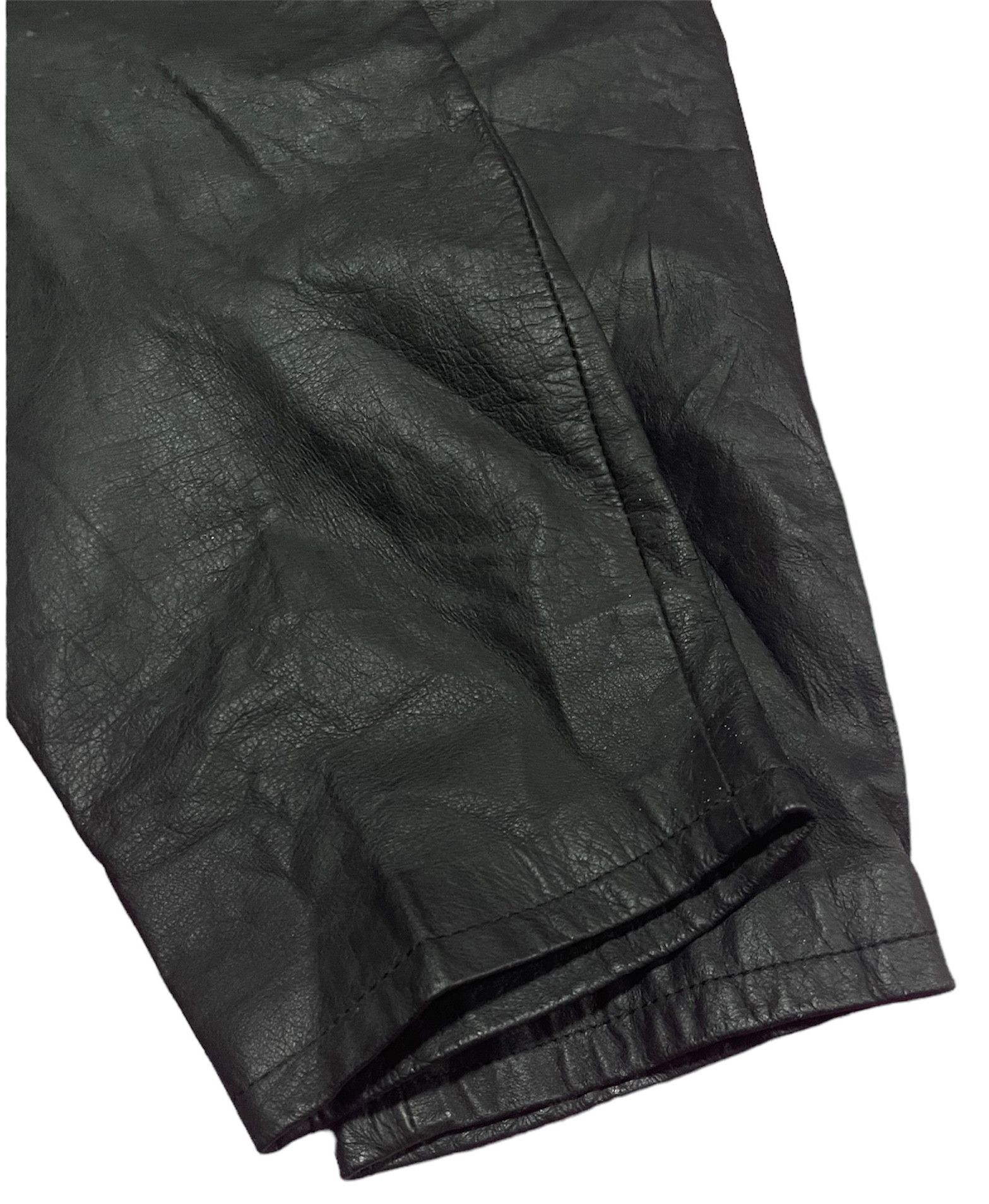 Japanese Brand 🔥RARE🔥BELLEANNE LEATHER PANTS BAGGI JAPAN Size US 32 / EU 48 - 6 Thumbnail