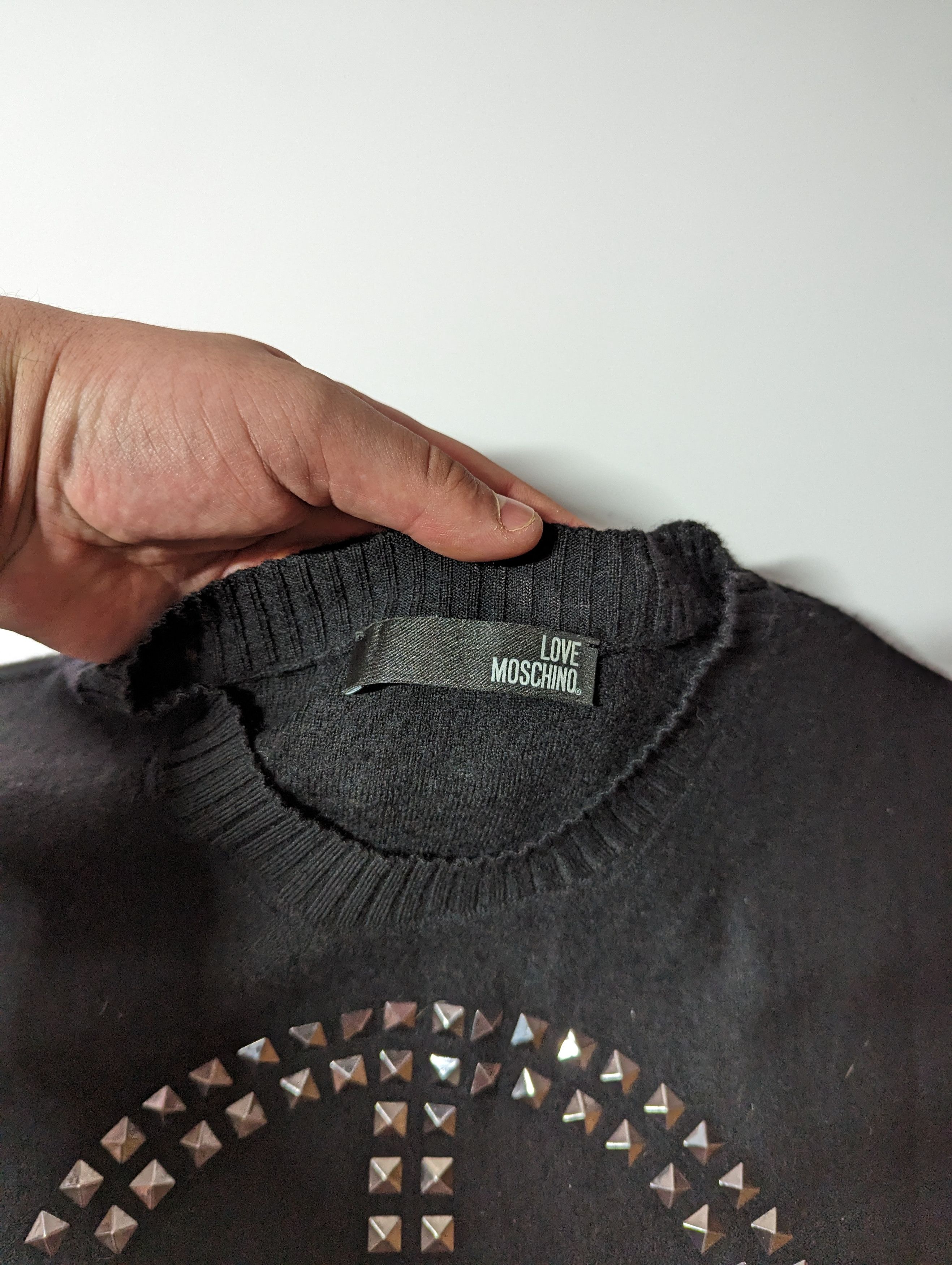 Love Moschino LOVE MOSCHINO Studded wool blend dress Size M / US 6-8 / IT 42-44 - 7 Thumbnail