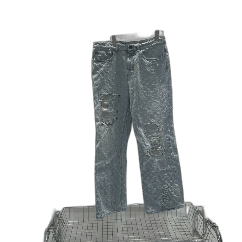 Louis Vuitton Louis Vuitton NBA Denim Jeans Size 33-yf Size US 33 - 1 Thumbnail