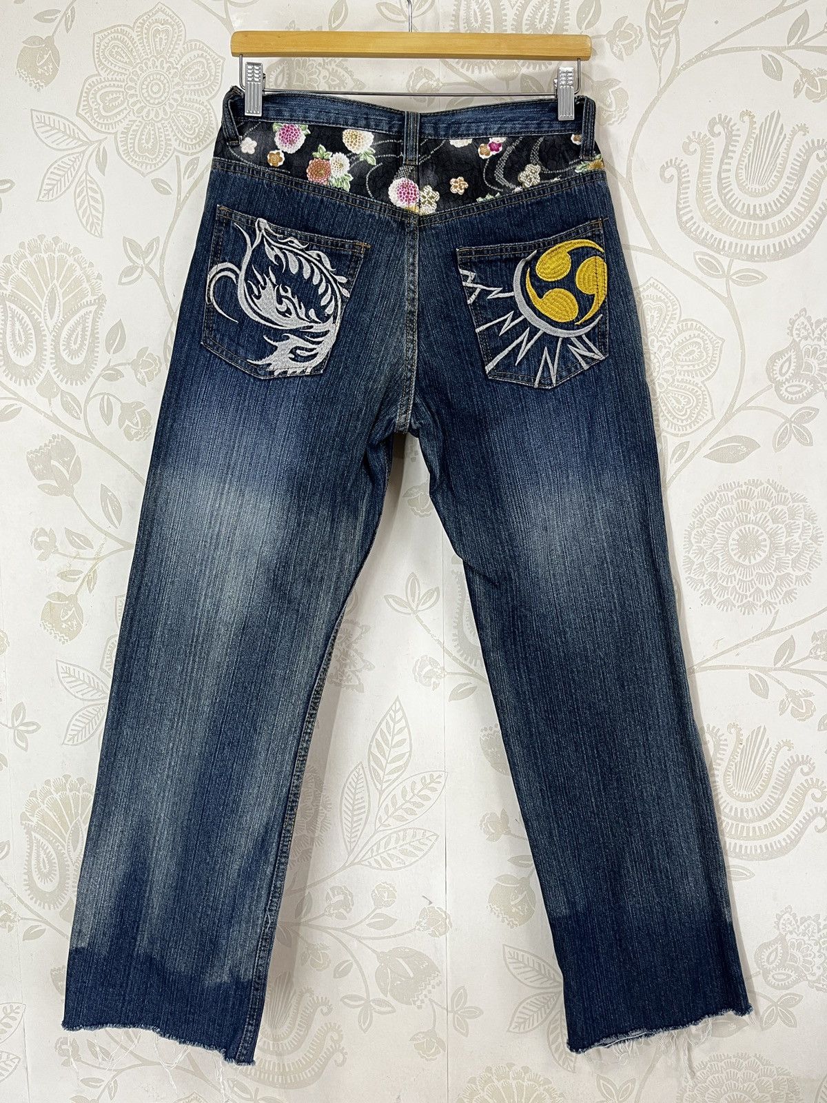 If Six Was Nine × Japanese Brand × Kamakura Vintage Karakuri Japan Denim Jeans Size US 29 - 5 Thumbnail