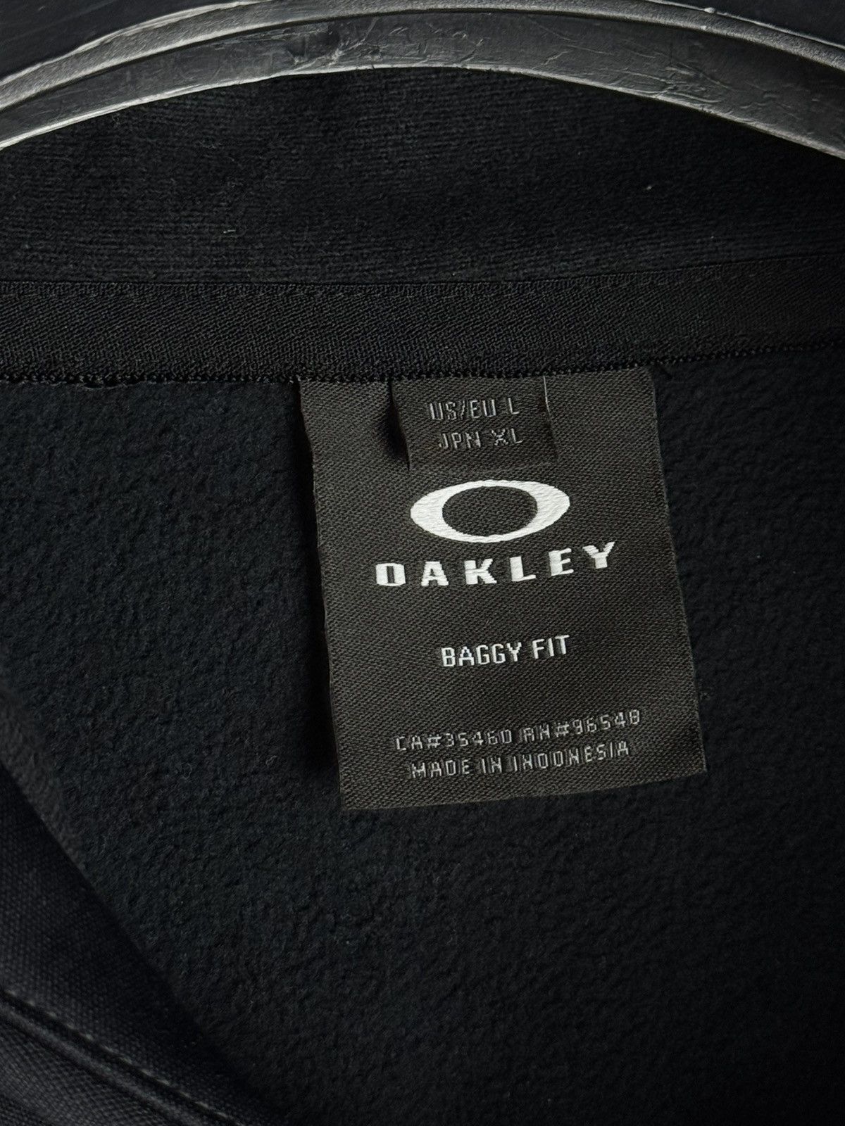 Oakley Oakley Solar Rail Softshell Hoodie Jacket Black Baggy Fit Size US L / EU 52-54 / 3 - 9 Thumbnail