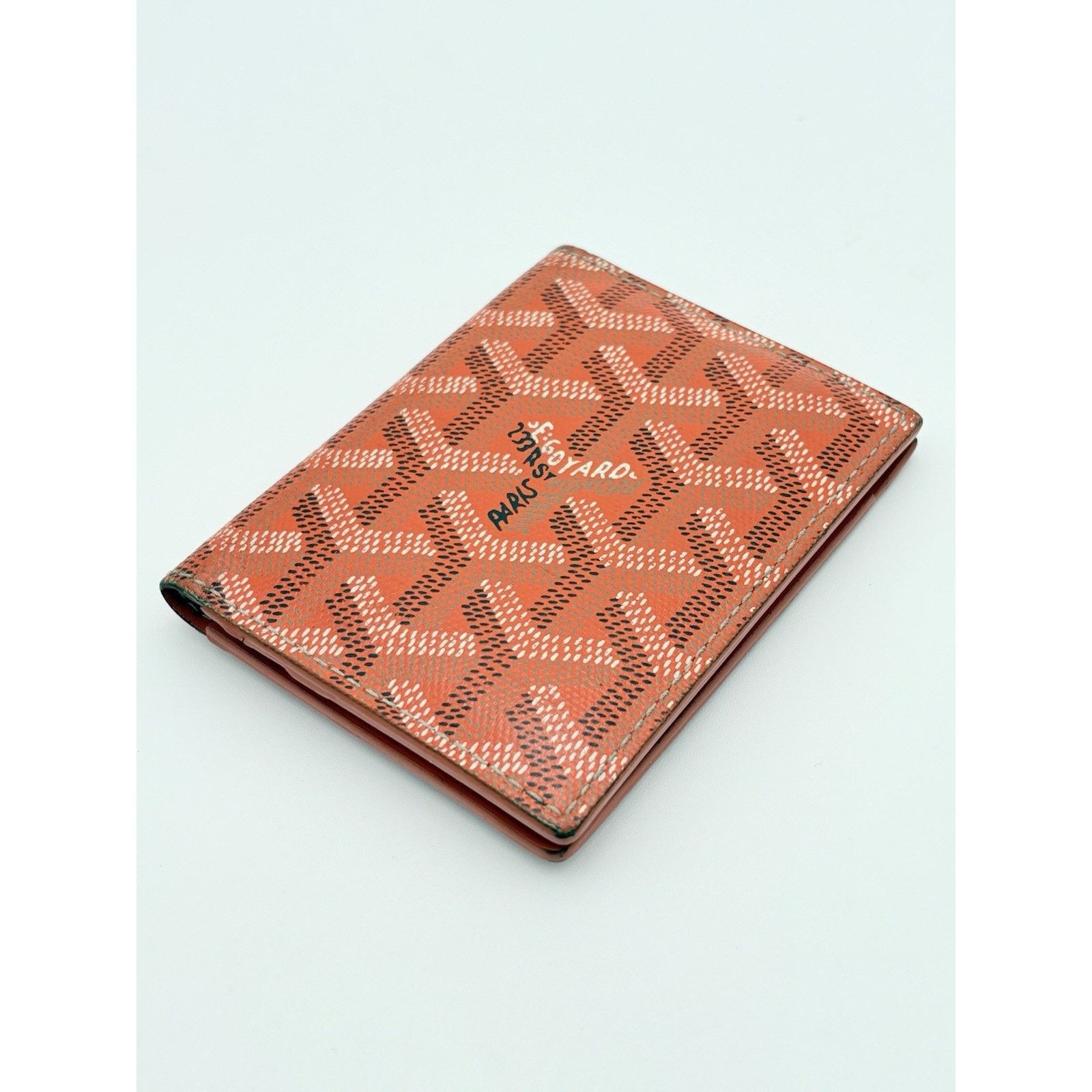 Goyard Goyard Saint Marc Card Holder Wallet ' Orange ' | AUTHENTIC! Size ONE SIZE - 10 Thumbnail